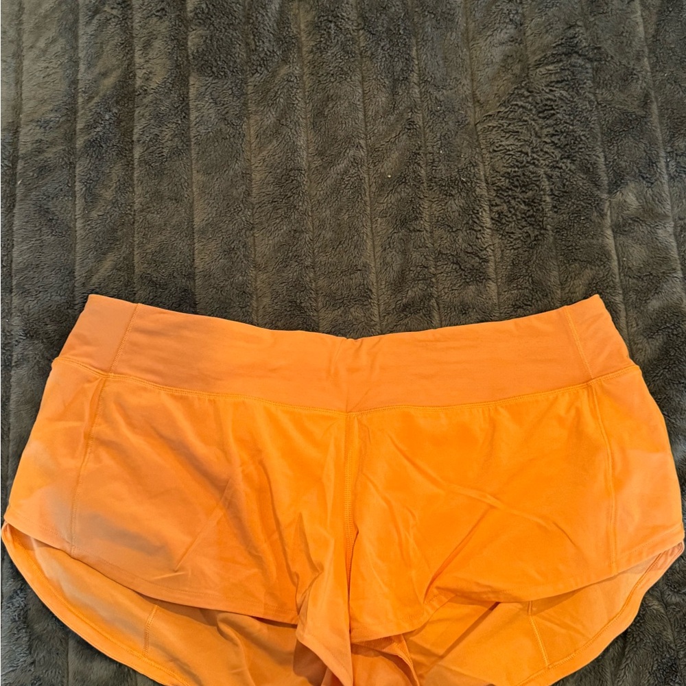 Lululemon Women's Orange Athletic Shorts